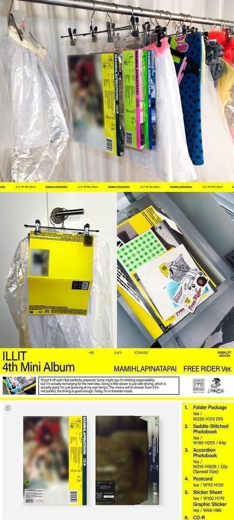 ILLIT MAMIHLAPINATAPAI 4th Mini Album CD Package (Photobook